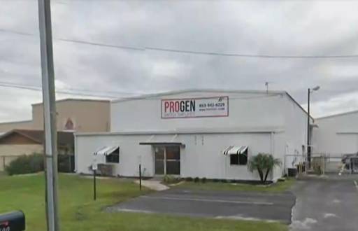 Exteriores de la empresa Progen.