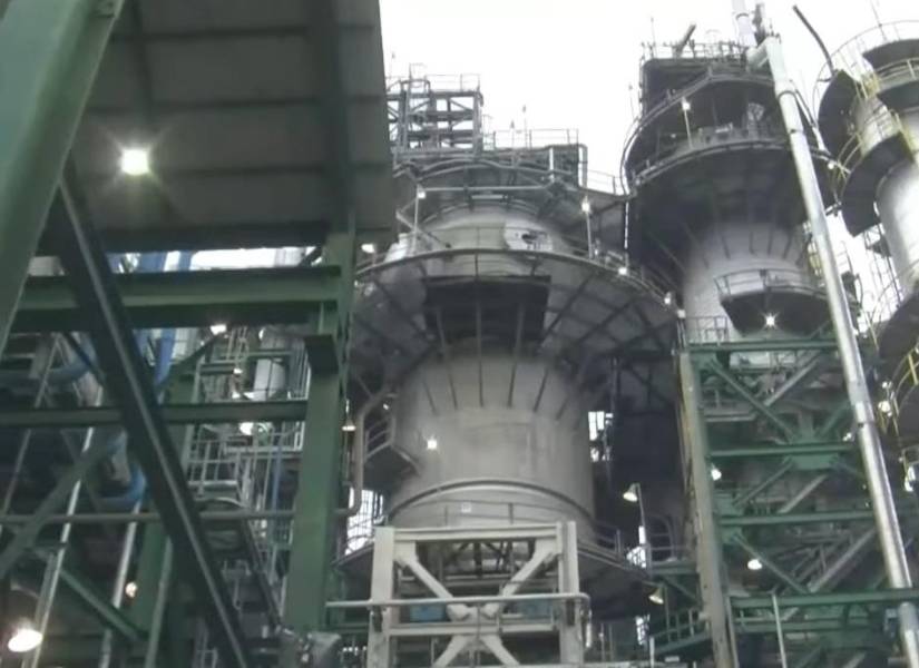 Foto de la Refinería de Esmeraldas.