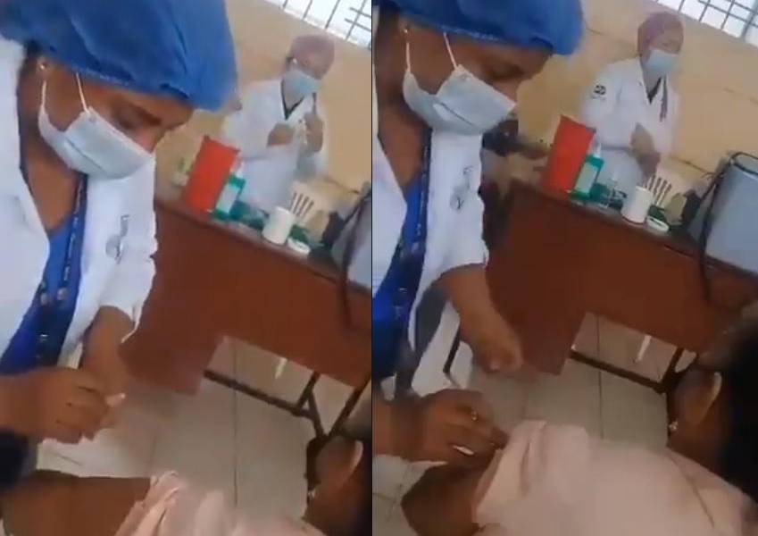 Medidas administrativas contra enfermera que no puso vacuna contra el COVID-19 a adulta mayor