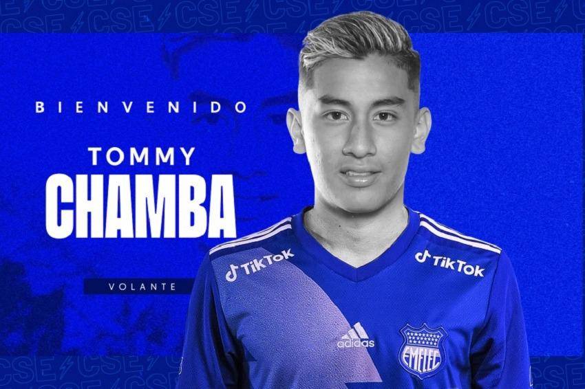 Emelec confirma el fichaje de Tommy Chamba, una de las 'promesas' de la Liga Pro