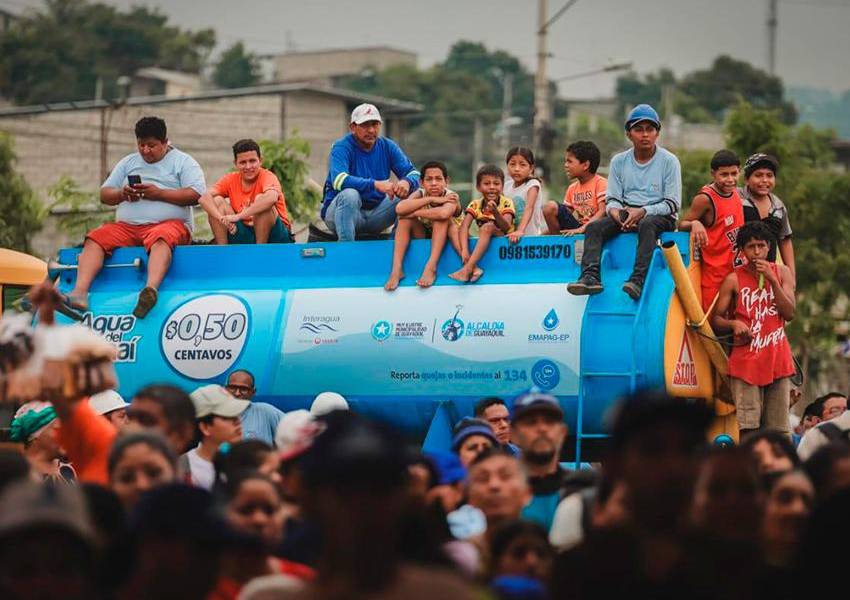 El Municipio de Guayaquil firmó el contrato para construir el Quinto Acueducto de Monte Sinaí