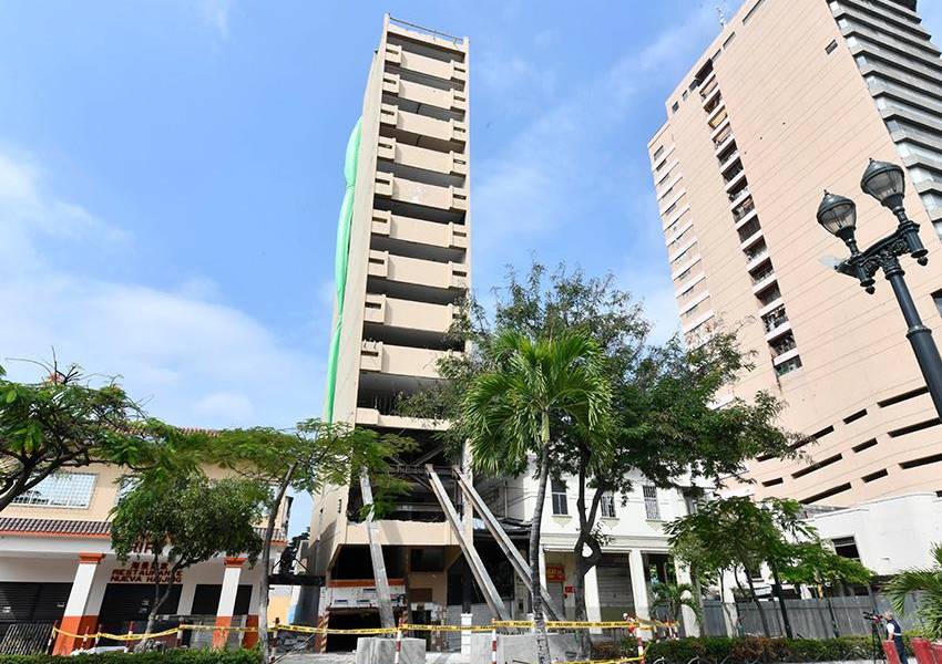 Así es el plan del Municipio de Guayaquil para demoler el edificio Fantasía