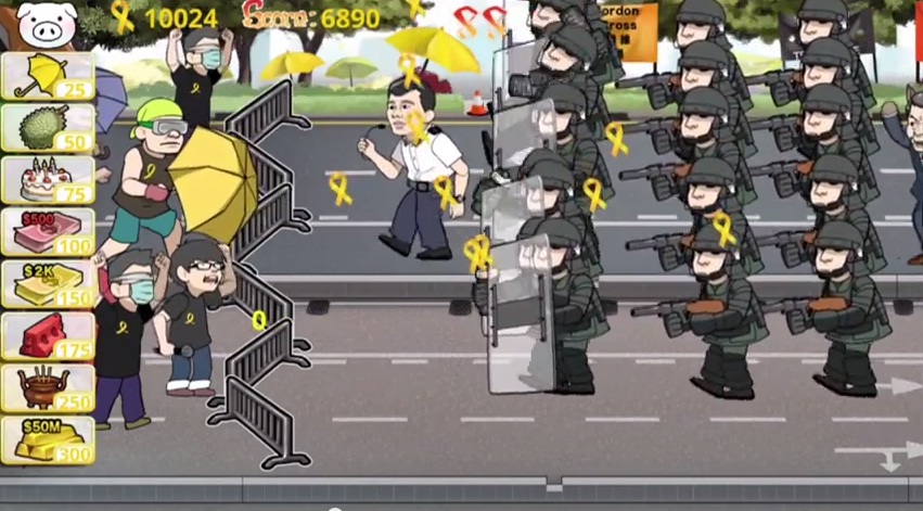 Un videojuego en apoyo a &quot;la revolución de los paraguas&quot; en Hong Kong