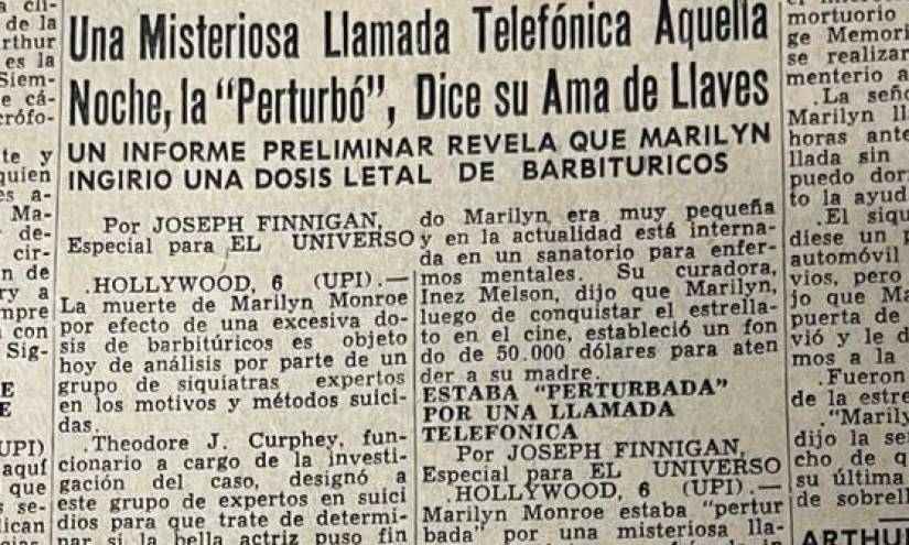 Imagen tomada de una edición de El Universo del 7 de agosto de 1962 que reposa en la Biblioteca Municipal de Guayaquil.
