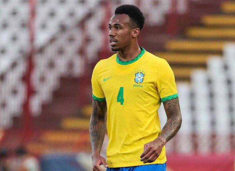 Magalhães con la selección brasileña.