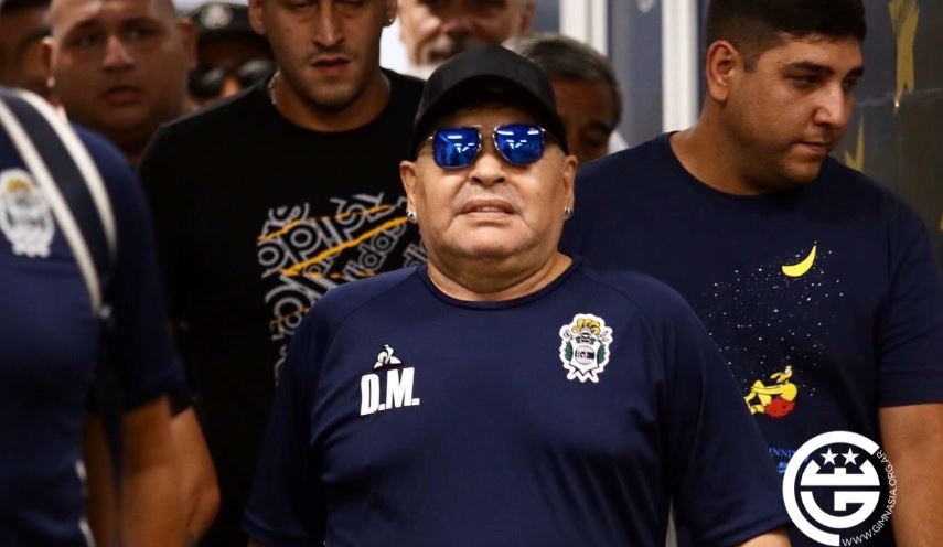 El peculiar video de Maradona que circula en redes