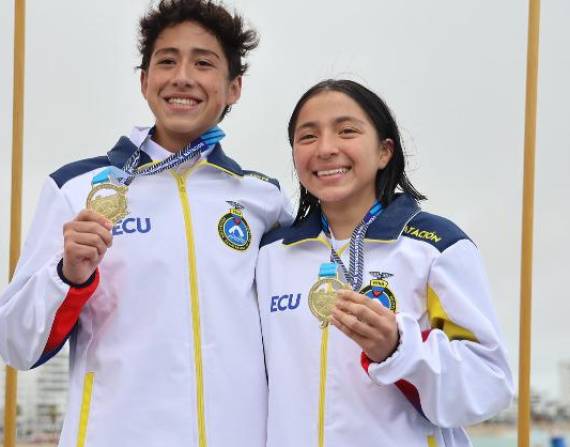 Juan Aguirre y Rafaela Coello consiguieron medalla de oro