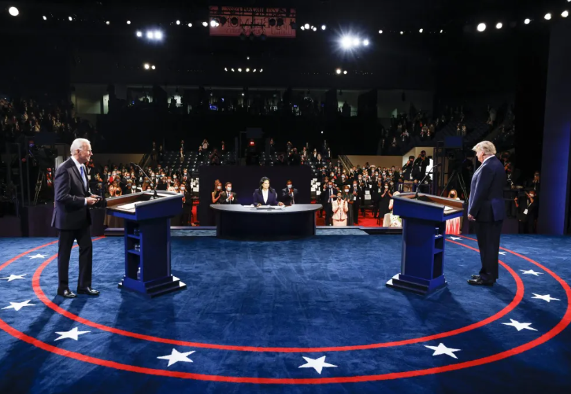 Debate entre Donald Trump y Joe Biden