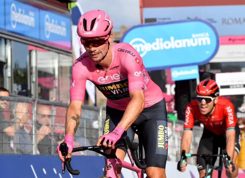 Primož Roglič es uno de los favoritos para quedar campeón del Giro de Italia.
