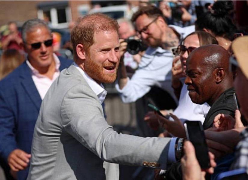 El príncipe Harry en Inglaterra.