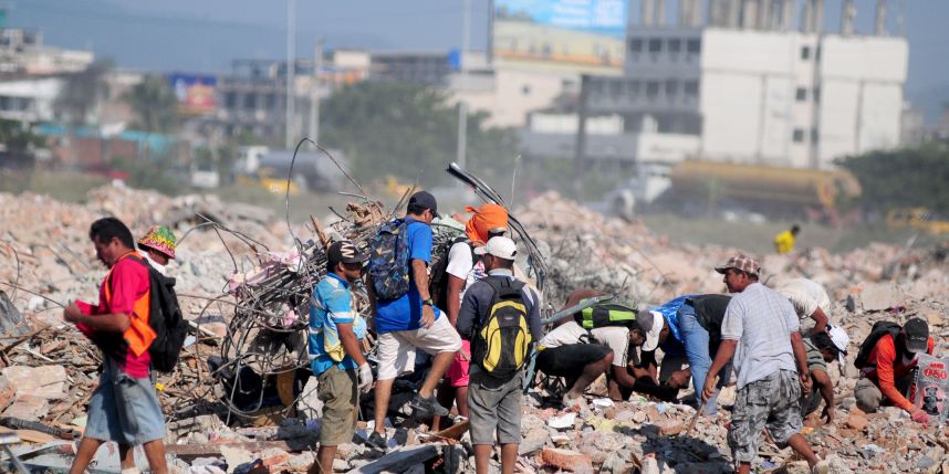 Más de 4.800 edificaciones demolidas tras terremoto del 16 de abril