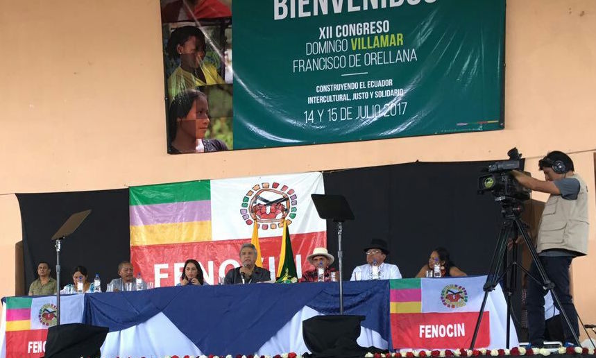 Moreno anuncia desde Orellana que mostrará las cifras económicas concretas del país
