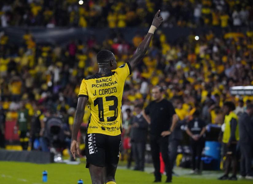 Janner Corozo anotó dos goles en la victoria de Barcelona SC.