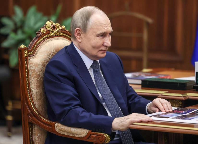 El presidente ruso Vladimir Putin en Moscú, julio 2025