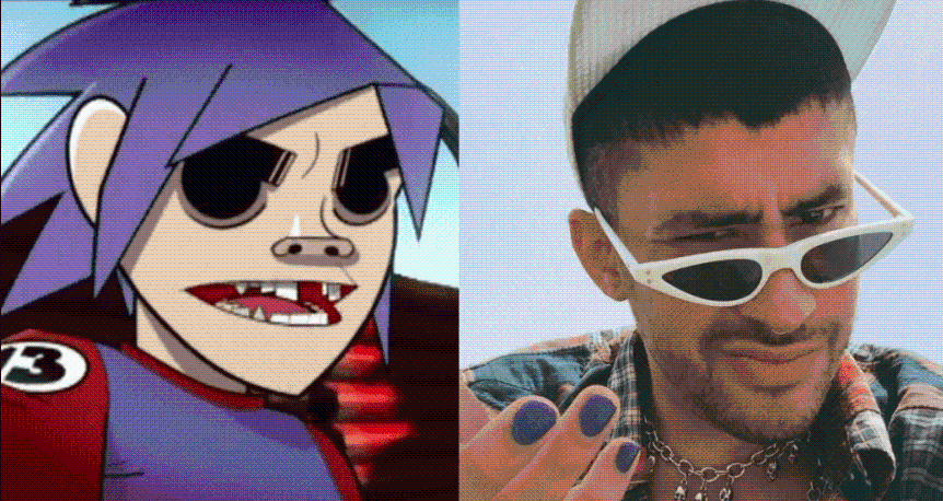 Gorillaz confirma canción con Bad Bunny