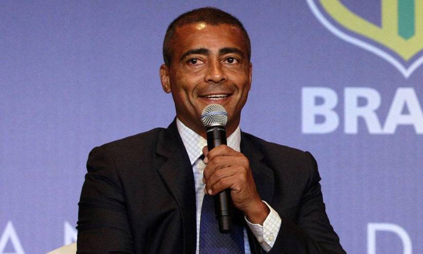Romario, exjugador y actual senador de Brasil.
