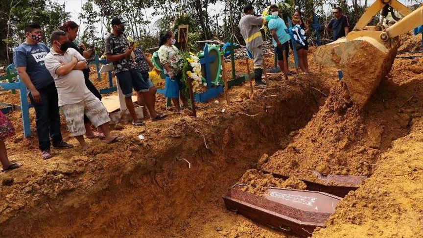 Brasil suma 1.154 nuevas muertes por COVID-19