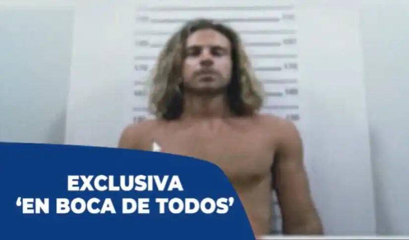 Imagen Daniel Sancho en su ingreso a la prisión Koh Samui.