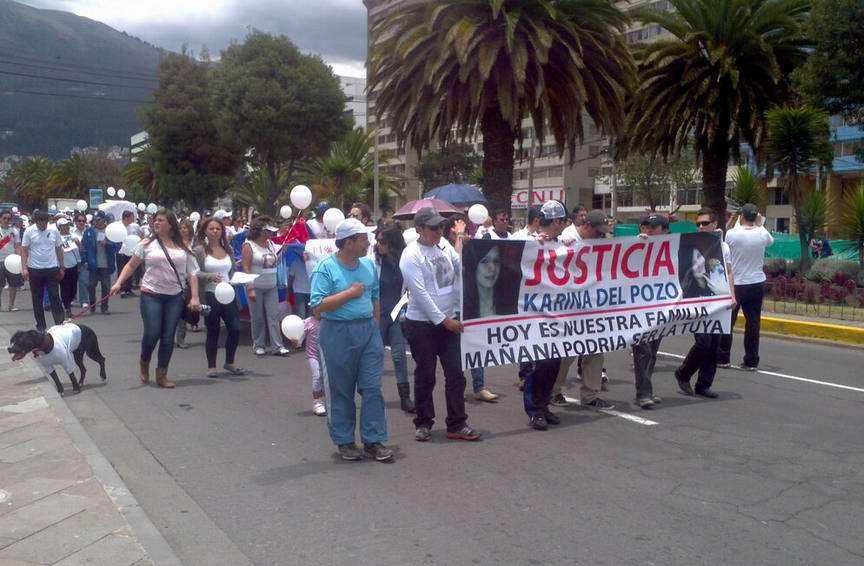 Detenidos en el caso de Karina del Pozo declaran móvil del crimen