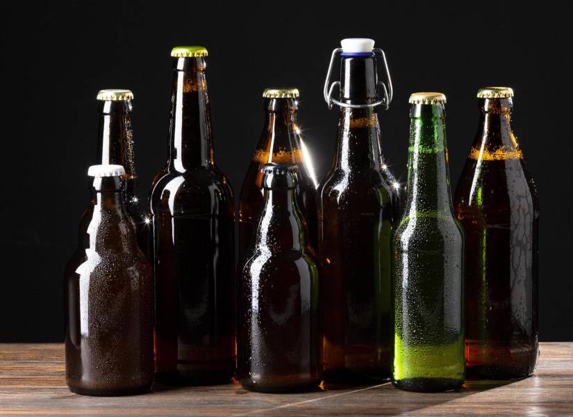 Colección de cervezas.