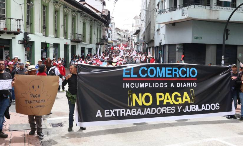 A las marchas en Quito se sumaron otras organizaciones.