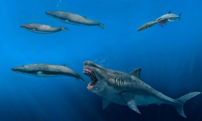 Megalodontes podían comer presas del tamaño de orcas