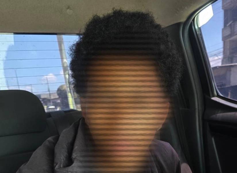 Foto proporcionada por la Policía Nacional sobre Jorbelis A., capturado por un asesinato en el noroeste de Guayaquil.