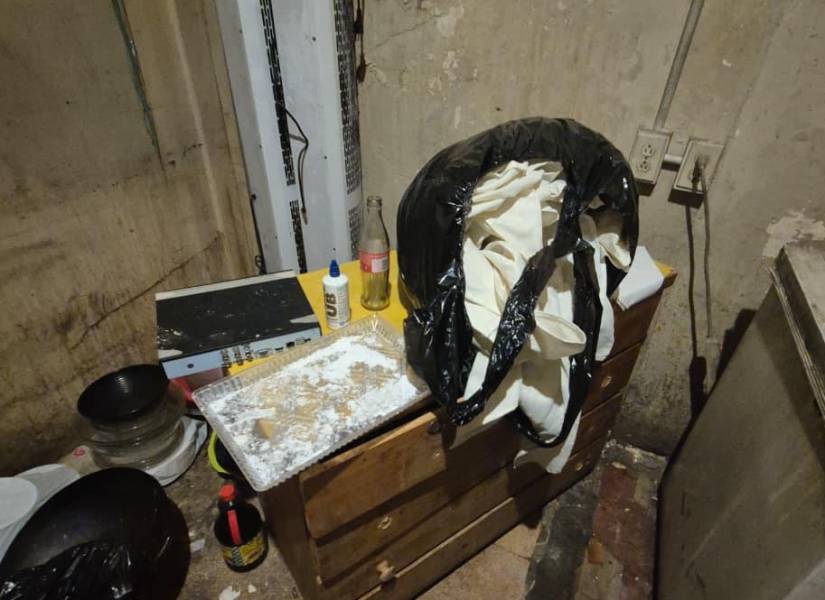 Suciedad en la cocina de un chifa en el centro de Guayaquil.