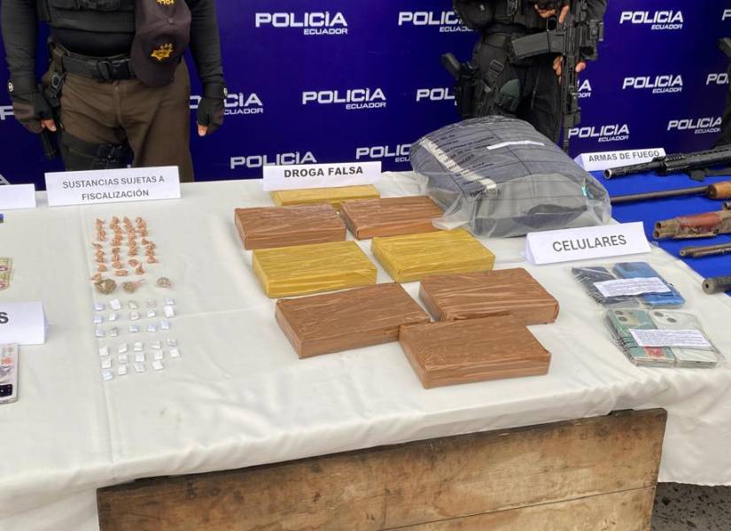 La Policía decomisó droga falsa.