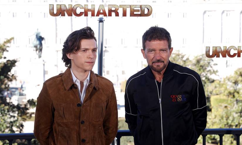 Tom Holland y Antonio Banderas triunfan en los cines de EE.UU. con Uncharted