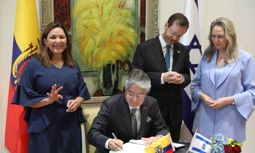 Lasso se reúne con su par israelí e insta a fortalecer relación bilateral