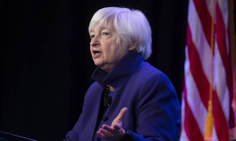 Imagen de archivo de la secretaria del Tesoro de EE.UU., Janet Yellen.