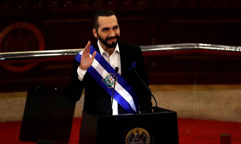 El presidente salvadoreño, Nayib Bukele, en una fotografía de archivo.