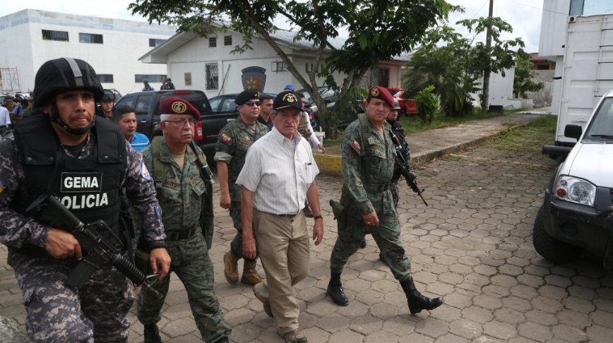 Primer cambio en las Fuerzas Armadas tras la posesión de Oswaldo Jarrín como ministro de Defensa