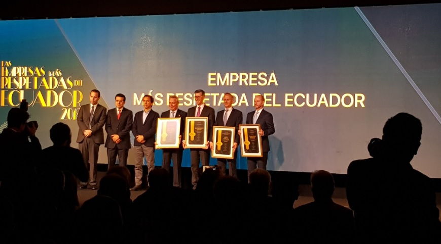 Reconocimiento a empresas y empresarios más respetados en Ecuador