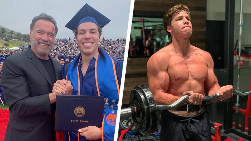 Uno de los hijos de Arnold Schwarzenegger, Joseph Baena, se viraliza por increíble parecido con su padre en video 