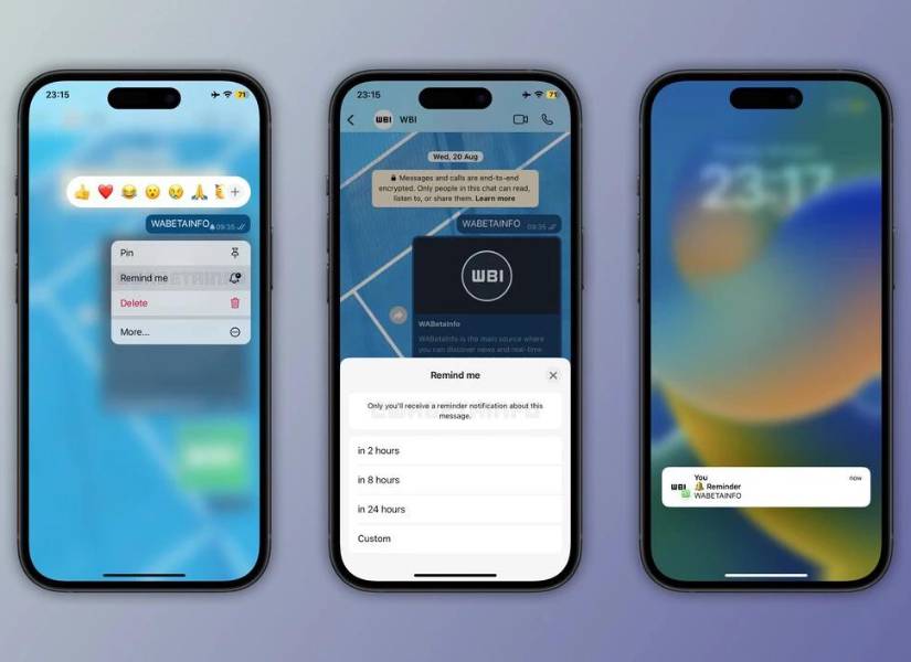 Así es cómo puedes poner un recordatorio en un chat de WhatsApp