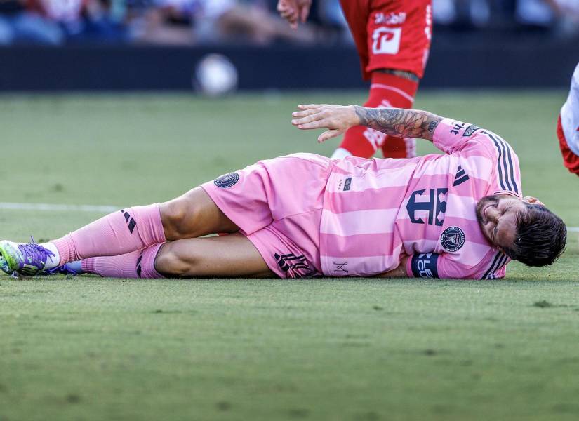 Lionel Messi sufrió una lesión muscular ante Necaxa en la Leagues Cup.
