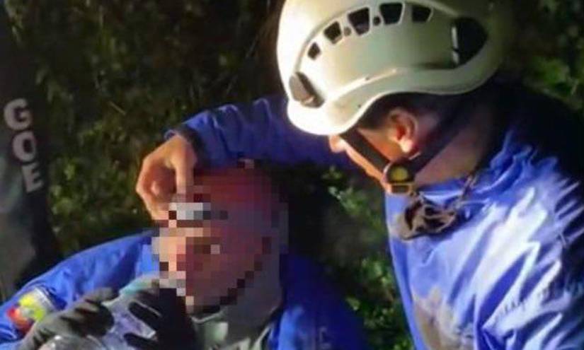 Pichincha: rescatan a un ciudadano francés extraviado en el Pululahua