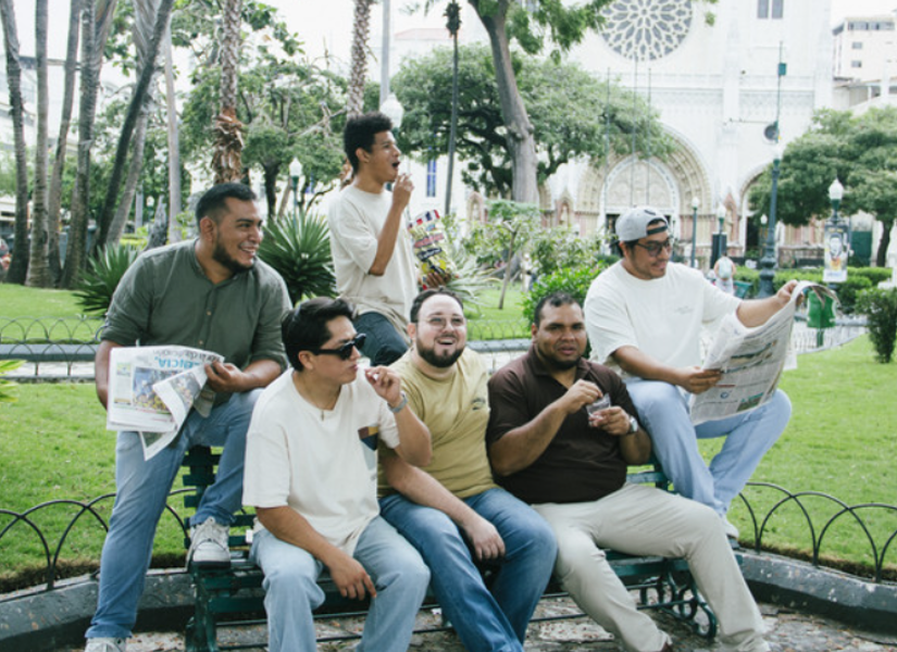 La Banda Brava en el Parque Seminario.