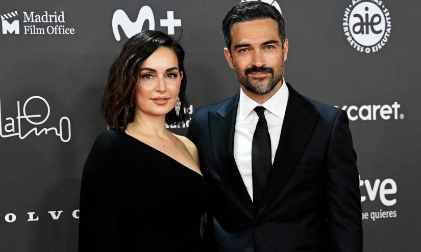 Poncho Herrera y Ana de la Regueta en los Premios Platino.