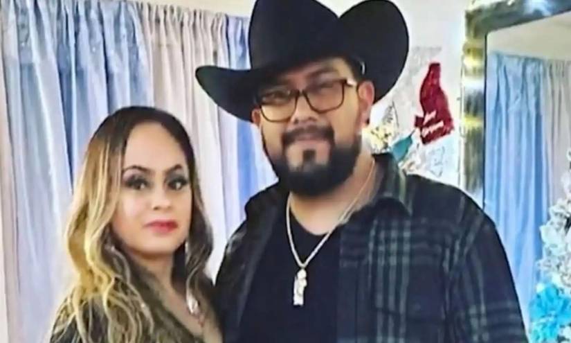 Imagen de Laura Barajas junto a su pareja, quien también ha enfrontado el duro proceso económico y de quebranto emocional.