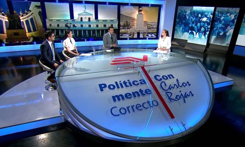 Set de programa dominical Políticamente Correcto