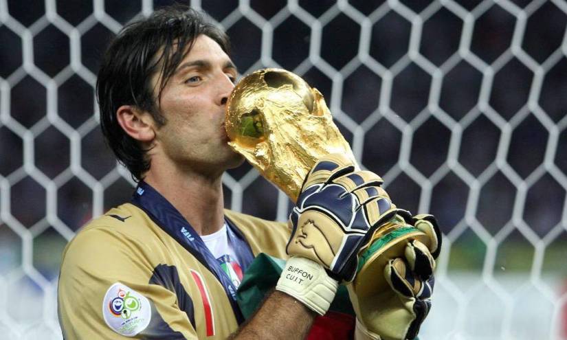Buffon fue campeón mundial con Italia en 2006.