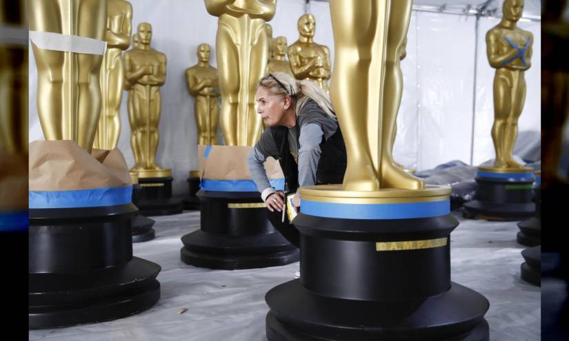 Mira cómo se alista Hollywood para los premios Óscar 2023 en inéditas imágenes