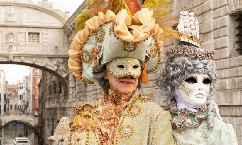 En Venecia, carnaval es una fiesta con historia grande.