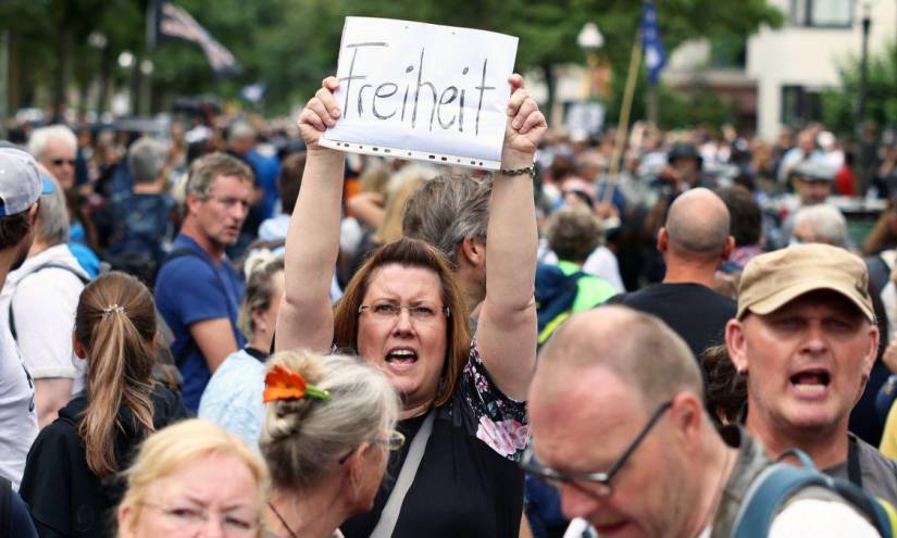 Protestas en Berlín