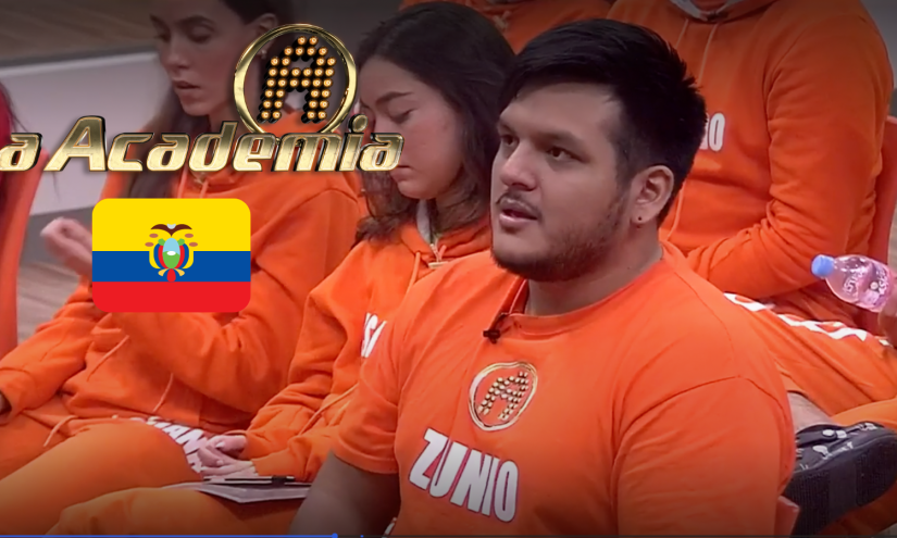 Ecuatoriano de La Academia se sincera con los jueces sobre su familia