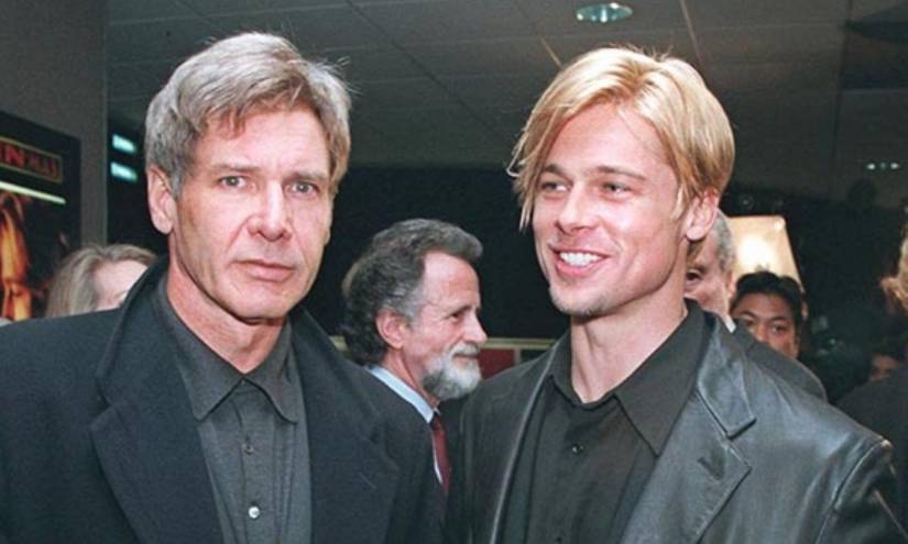 Imagen de archivo de Brad Pitt y Harrison Ford.