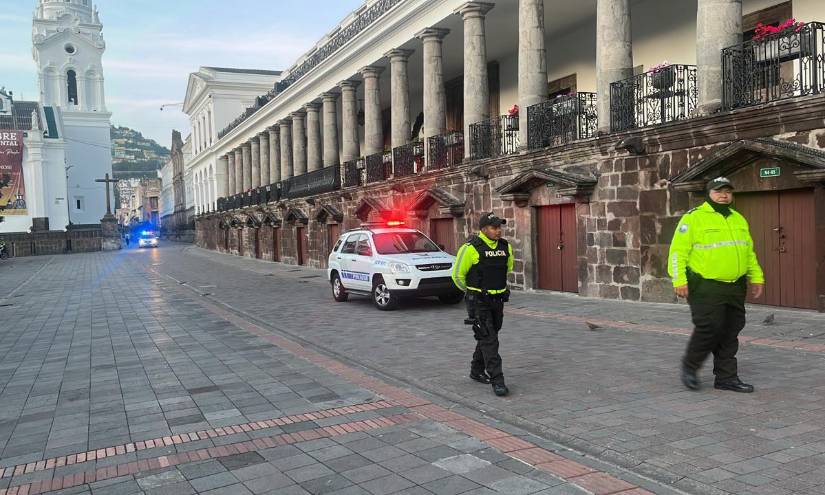 Amenaza de bomba en Carondelet y la Corte Nacional de Justicia se registró este 21 de diciembre